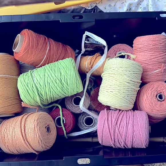 🌙Lovely Handmade Moon Charm Soft Pink Tassel Hoop - Picture 10 of 14